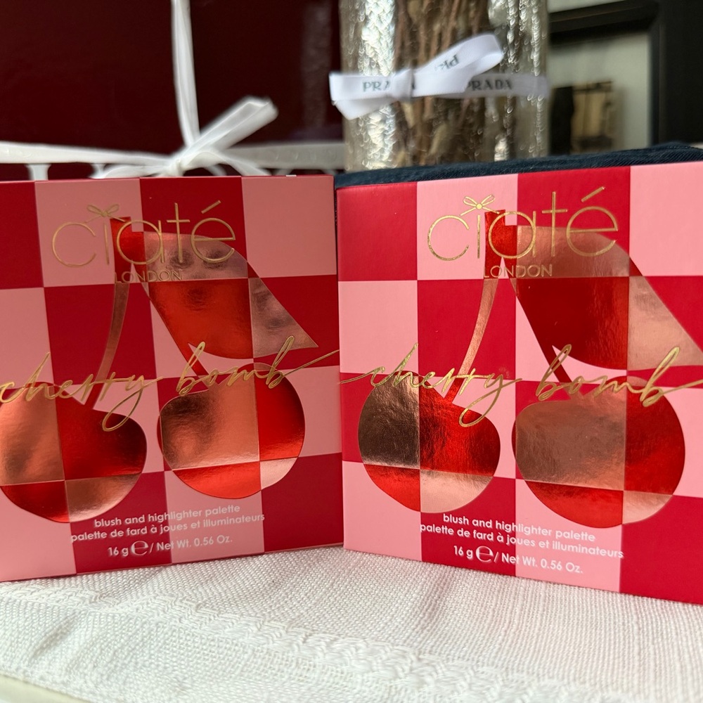 Ciaté London Blush and Highlighter Palette (Cherry Bomb)